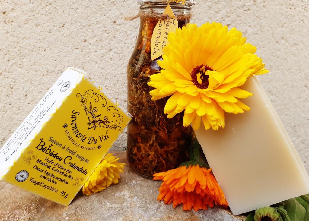 Savon  Naturel Artisanal  BéBédou Calendula BIO